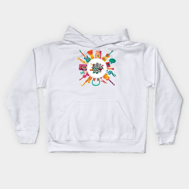 Lollapalooza Kids Hoodie by smkworld